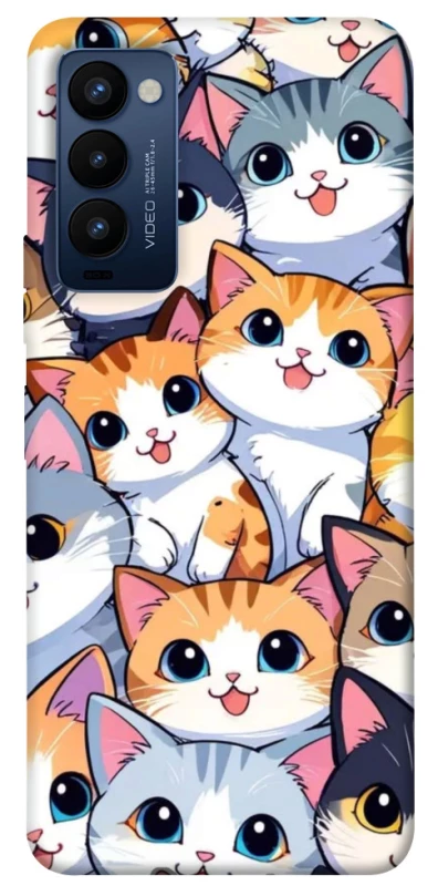 Чехол на TECNO Camon 18 Cute Cat v2 фото 1 из 1