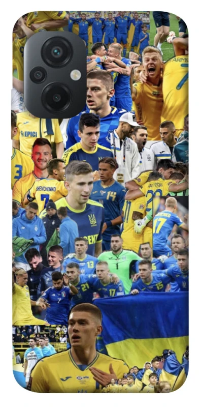 Чохол на Xiaomi Poco M5 UA-Football ver.6 фото 1 з 1