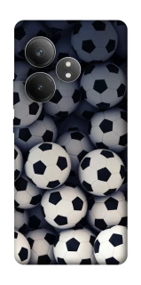 Чехол на Realme GT Neo 6 SE Футбольные мячи фото 1 из 1