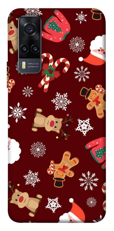 Чехол на Vivo Y31 Новогодний v6 фото 1 из 1