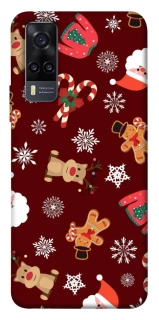 Чехол на Vivo Y31 Новогодний v6 фото 1 из 1