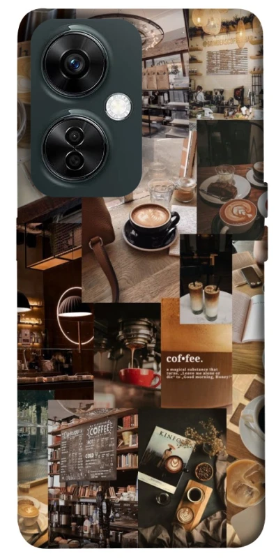 Чохол на OnePlus Nord CE 3 Lite Coffee collage ver.2 фото 1 з 1