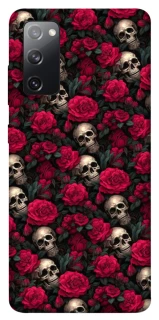 Чехол на Samsung Galaxy S20 FE Черепа и розы фото 1 из 1