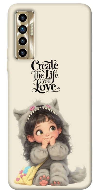 Чохол на TECNO Camon 17P Create the life you love фото 1 з 1