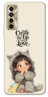 Чохол на TECNO Camon 17P Create the life you love фото 1 з 1