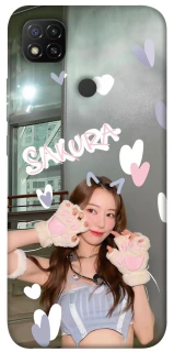 Чехол на Xiaomi Redmi 9C Sakura - LE SSERAFIM фото 1 из 1