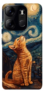 Чехол на Tecno Spark Go 2023 van gogh cat фото 1 из 1