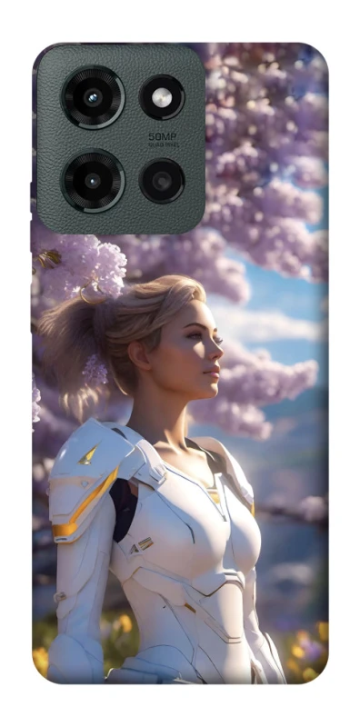 Чехол на Motorola Moto G Power (2025) Cyber space girl ver.1 фото 1 из 1