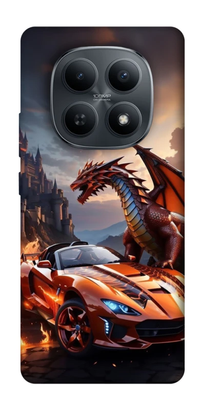 Чохол на Xiaomi Redmi Note 15 4G/5G (EU) Сar and dragon фото 1 з 1