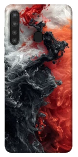 Чохол на Samsung Galaxy A21 Black and Red фото 1 з 1