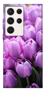 Чохол на Samsung Galaxy S23 Ultra Фіолетові тюльпани фото 1 з 1