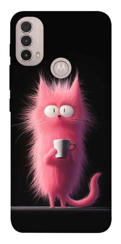Чехол на Motorola Moto E40 Розовый котёнок фото 1 из 1