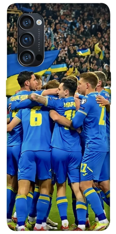 Чехол на Oppo Reno 4 Pro 5G Сборная Украины v3 фото 1 из 1