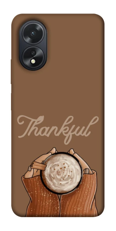 Чехол на Oppo A38 Thankful coffee фото 1 из 1