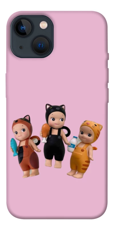 Чохол на Apple iPhone 13 (6.1") Cat Cafe Trio фото 1 з 1