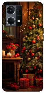 Чехол на Oppo Reno 7 4G Новогодний v47 фото 1 из 1