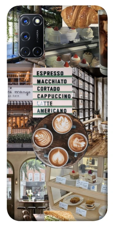 Чохол на Oppo A52 / A72 / A92 Coffee collage ver.5 фото 1 з 1