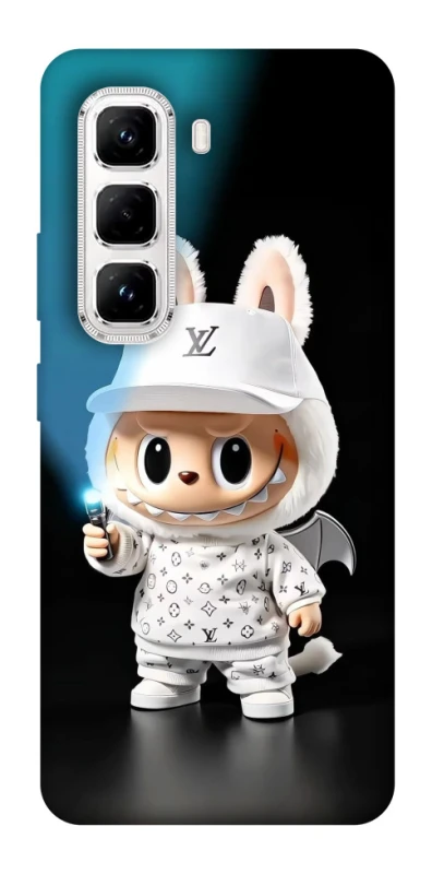 Чохол на Infinix Hot 50 Pro Labubu with flashlight ver.1 фото 1 з 1