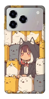 Чехол на ZTE Blade A76 Like a cat фото 1 из 1