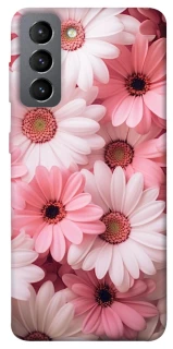 Чехол на Samsung Galaxy S21 FE Розовые цветы v2 фото 1 из 1