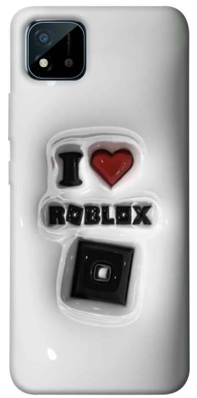 Чохол на Realme C20 I love Roblox фото 1 з 1