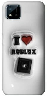 Чохол на Realme C20 I love Roblox фото 1 з 1