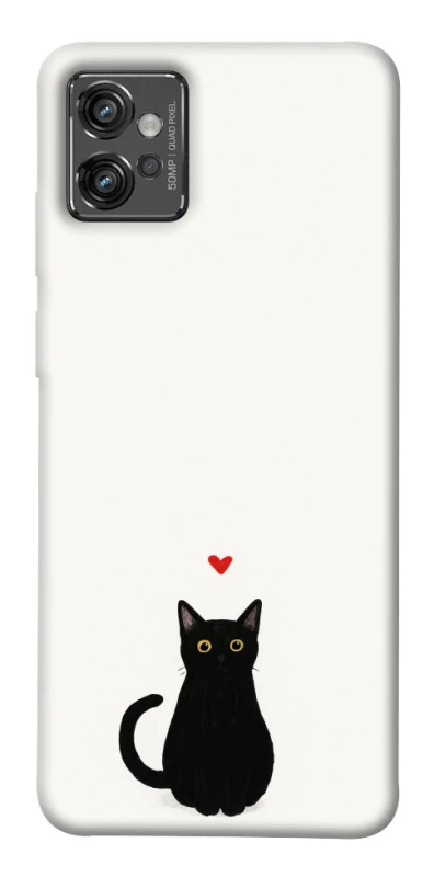 Чохол на Motorola Moto G32 cat in love фото 1 Чохол на Motorola Moto G32 cat in love фото 1 з 1