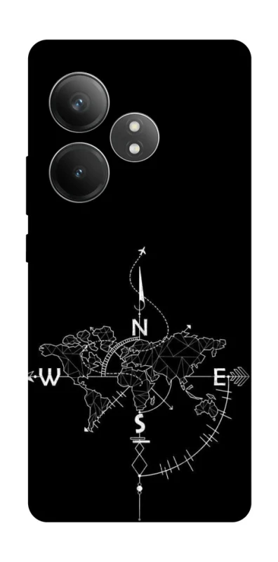 Чохол на Realme GT Neo 6 SE Travel Map фото 1 з 1