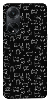 Чехол на Oppo A58 4G Black Cats фото 1 из 1