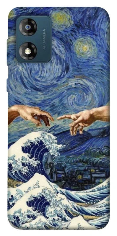 Чохол на Motorola Moto E13 Art collage ver.7 фото 1 з 1