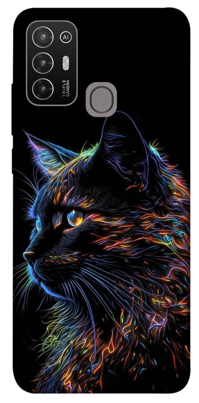 Чехол на ZTE Blade A52 Черный кот фото 1 из 1