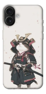 Чохол на Apple iPhone 16 Plus Samurai Cat Warrior фото 1 з 1