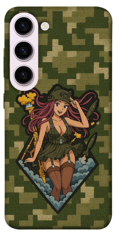 Чохол на Samsung Galaxy S23+ Military Waifu фото 1 з 1