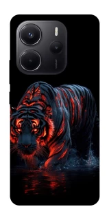 Чохол на Xiaomi Redmi Note 14 4G (Europe version) fire tiger фото 1 з 1