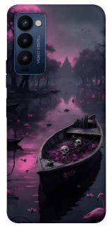 Чохол на TECNO Camon 18 Boat and flamingo фото 1 з 1