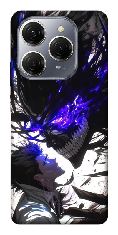 Чохол на TECNO Spark 20 Pro Black soul anime фото 1 з 1
