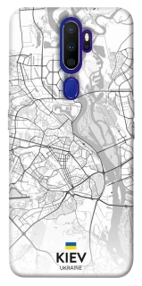 Чохол на Oppo A5 (2020) / Oppo A9 (2020) Kiev white map фото 1 з 1