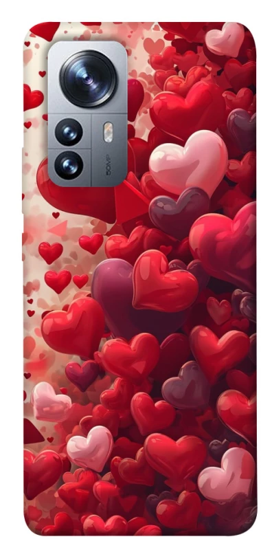 Чохол на Xiaomi 12 / 12X Many hearts фото 1 з 1