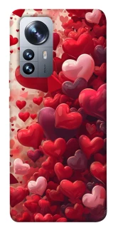 Чохол на Xiaomi 12 / 12X Many hearts фото 1 з 1