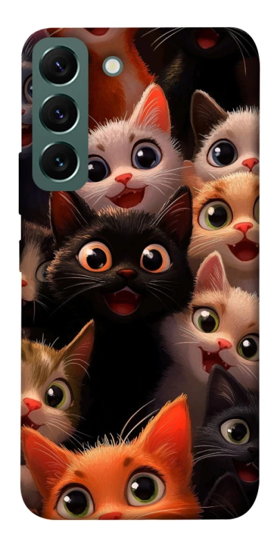 Чохол на Samsung Galaxy S22 happy cats фото 1 з 1