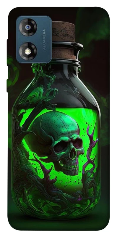 Чехол на Motorola Moto E13 Skull bottle фото 1 из 1