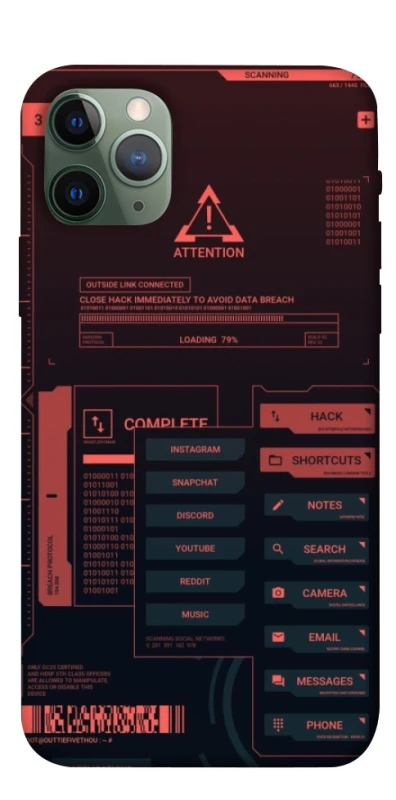 Чохол на Apple iPhone 11 Pro (5.8") Attention фото 1 з 1