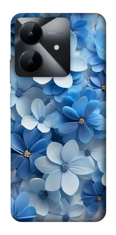 Чохол на Realme Note 60x Сині квіти фото 1 з 1