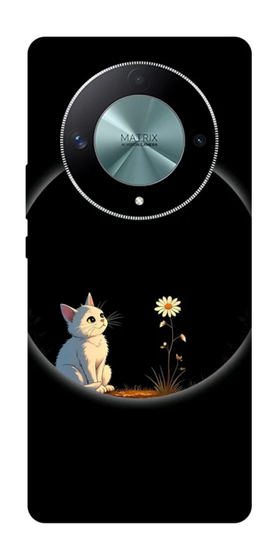 Чохол на Huawei Magic6 Lite Cat and flower фото 1 з 1
