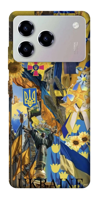 Чехол на ZTE Blade A76 Ukraine style ver.8 фото 1 из 1