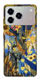 Чехол на ZTE Blade A76 Ukraine style ver.8 фото 1 из 1