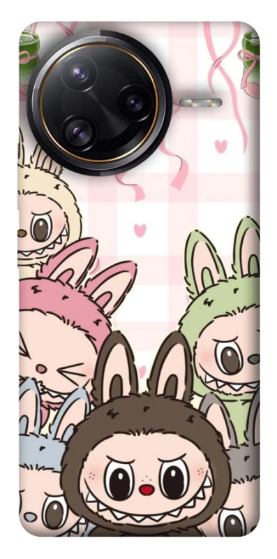 Чохол на Xiaomi Poco F7 Pro All Labubu 2 фото 1 з 1