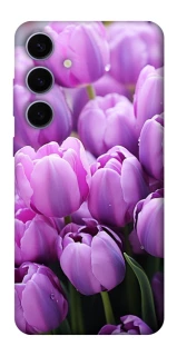 Чехол на Samsung Galaxy S25+ Фиолетовые тюльпаны фото 1 из 1