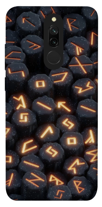 Чехол на Xiaomi Redmi 8 Огненые руны фото 1 из 1