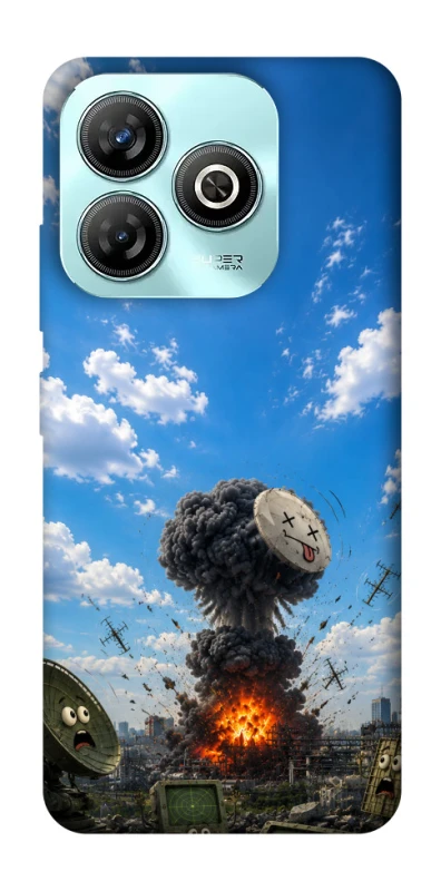Чохол на ZTE Blade A75 4G Moscow never sleeps ver.6 фото 1 з 1